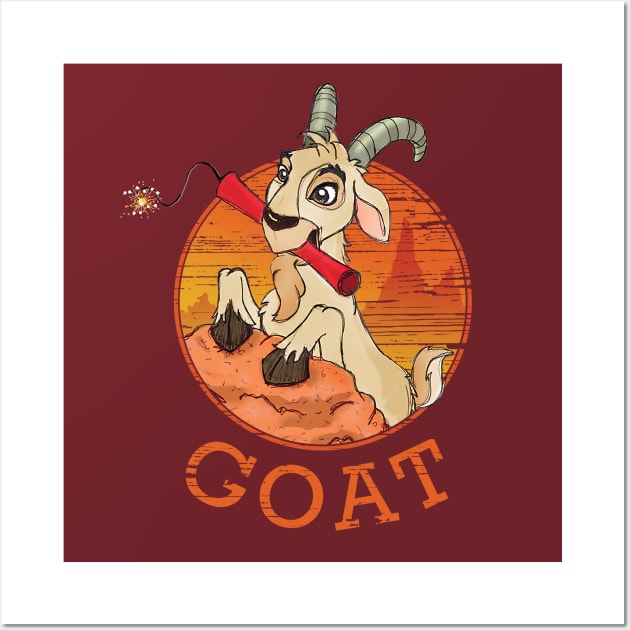 G.O.A.T. Wall Art by Heyday Threads